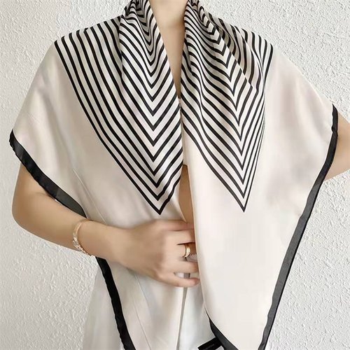 Designer style shawl scarf made of silk fabric
