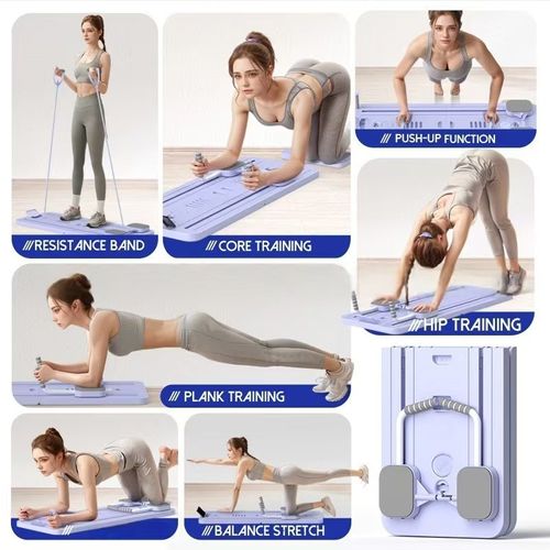 🔥 Foldable All-in-One Pilates Board — Full Body Workout at Home