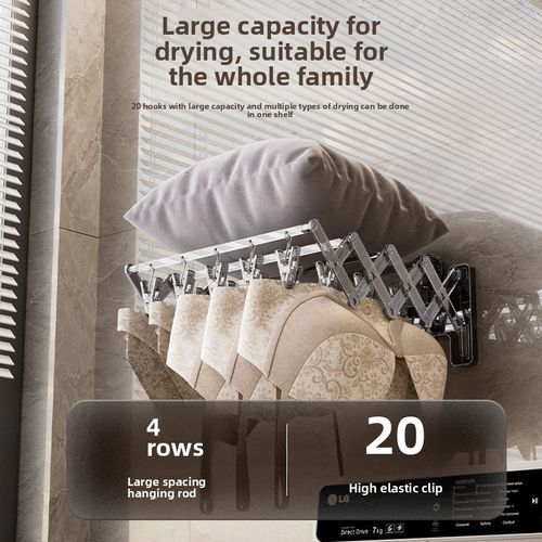 Foldable Suction Drying Rack（Grey） – Strong, Rust-Free, Space Saving