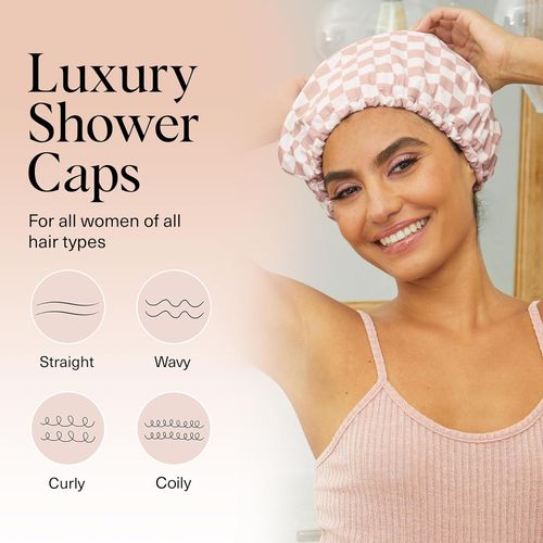 🌸Adjustable Luxury Waterproof Shower Cap
