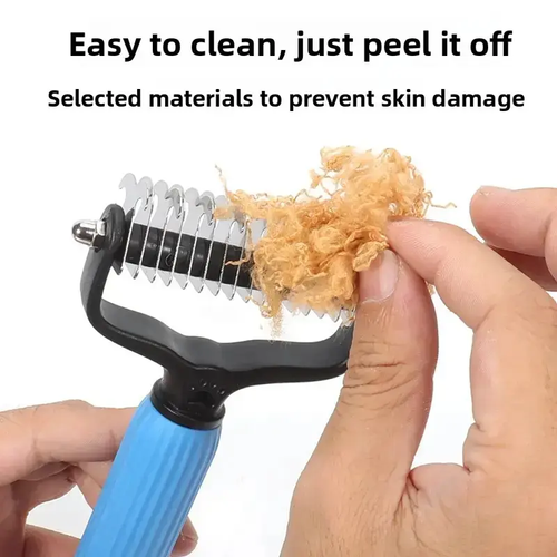 🐾Pet Grooming Comb for Easy Hair Removal & Detangling