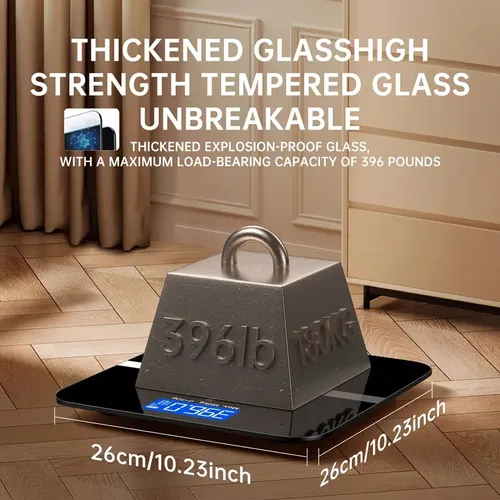 Weight scale, digital bathroom scale, household scale, weighing 180kg, Large LCD Display