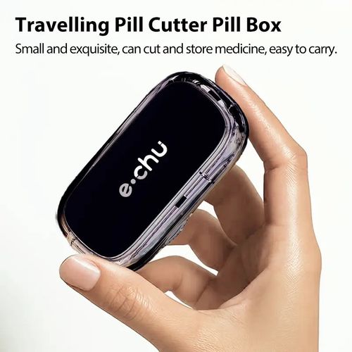 Precision Multi-Function Pill Cutter & Storage Box
