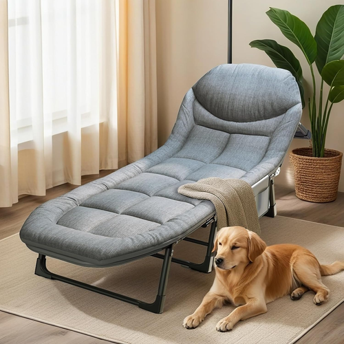 3-in-1 Heavy Duty Folding Bed – Sit, Relax & Sleep 😴