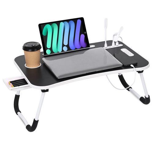 Foldable Bed Laptop Desk with USB
