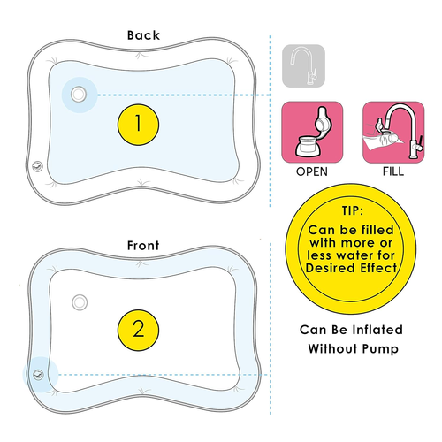 Baby Tummy Time Water Play Mat