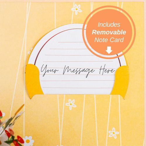 💐3D Flower Bouquet Pop Up Card – 2-in-1 Beautiful Keepsake
