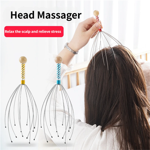 5PC Octopus Head Massager – Relax Anytime, Anywhere
