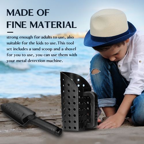 🔍 Metal Detector Sand Scoop Set – Filter Sand in Seconds, Find Treasures Faster!