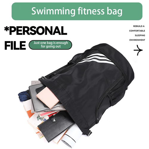 Water-Repellent Sports Backpack with Shoe Compartment – Large Capacity Travel & Gym Bag