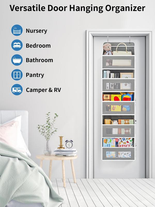 Door Hanging Organizer Rack – Space Saver for Bedroom & Bathroom 🧺