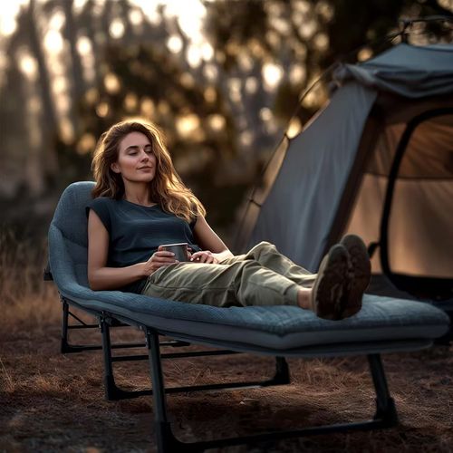 3-in-1 Heavy Duty Folding Bed – Sit, Relax & Sleep 😴