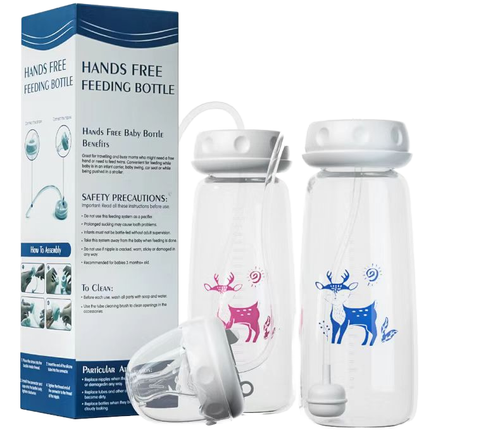 360° Hands-Free Anti-Colic Baby Bottle