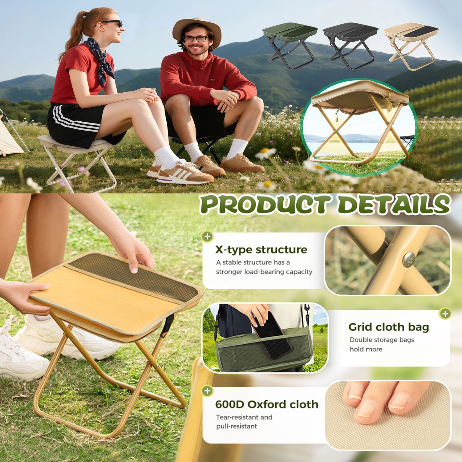 Foldable Backpack Stool — Lightweight Comfort You Can Carry Anywhere