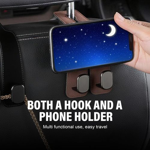 Leather Car Seat Headrest Hook (4PCS)
