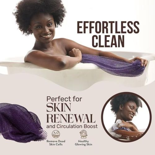 4 PCS  Authentic African Exfoliating Net Bath Sponge