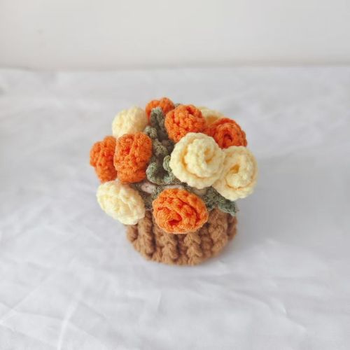 Handmade Rose Coaster Set – Elegant Home Touch 🌹