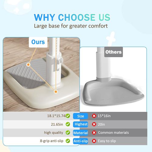🦆Hands-Free Baby Shower Stand with Anti-Slip Base Cute Duck