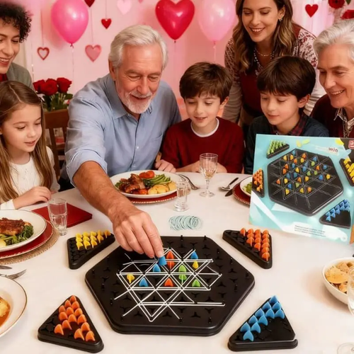 Triangle Strategy Board Game – Fun Family Puzzle Game