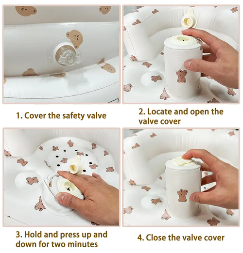 Portable Inflatable Baby Support Seat for Babies 3-36 Months
