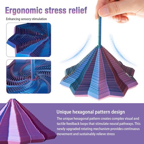 3D Sensory Fidget Star – Spin Stress Away