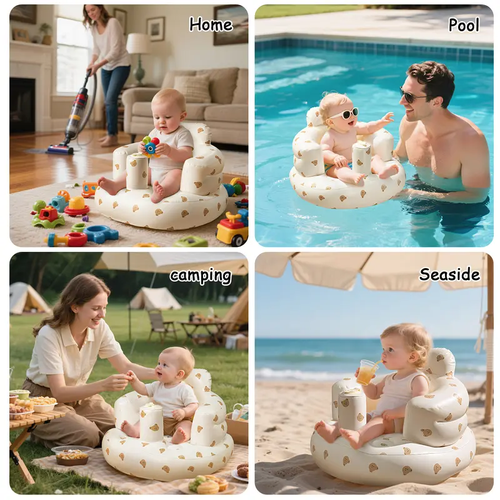 Portable Inflatable Baby Support Seat for Babies 3-36 Months
