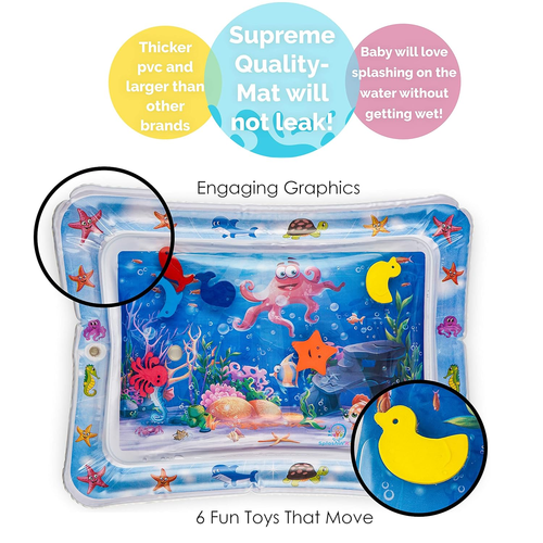 Baby Tummy Time Water Play Mat