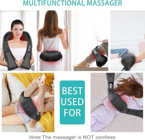 Heated Neck & Shoulder Massager – Deep Pain Relief