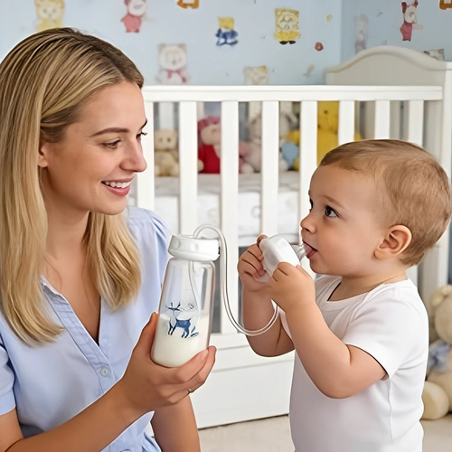 3-in-1 Hands-Free Anti-Colic Baby Bottle（300mL）