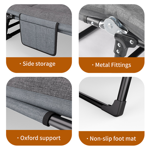 3-in-1 Heavy Duty Folding Bed – Sit, Relax & Sleep 😴