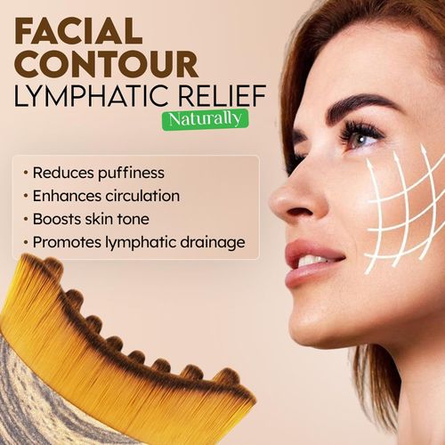 2PCS✨Lymphatic Contour Facial Massage Brush
