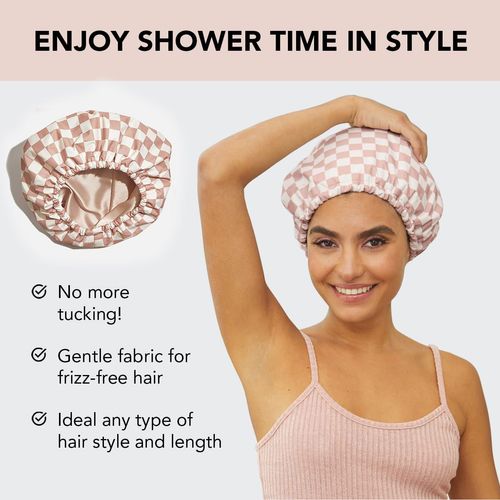 🌸Adjustable Luxury Waterproof Shower Cap