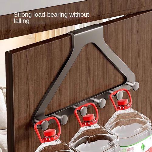 Heavy-Duty No-Drill 6-Hook Door Organizer