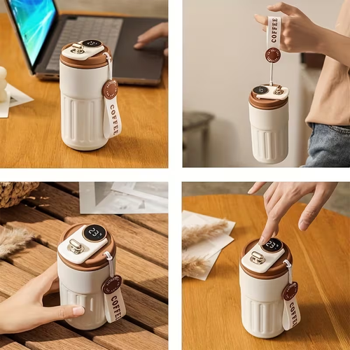 LED Smart Temperature Coffee Mug – Hot or Cold, Always Just Right ☕🔥