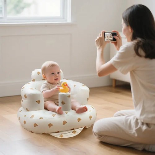 Portable Inflatable Baby Support Seat for Babies 3-36 Months