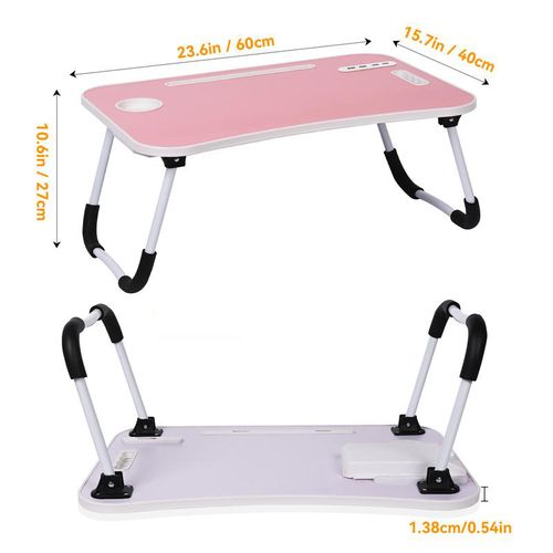 Foldable Bed Laptop Desk with USB