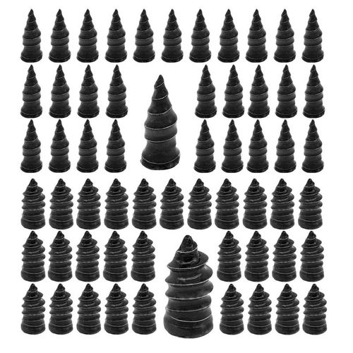60PCS Tire Repair Rubber Nails Kit with 2 Sizes for Car Motorcycle Truck Tractor(Including screwdriver as a gift)