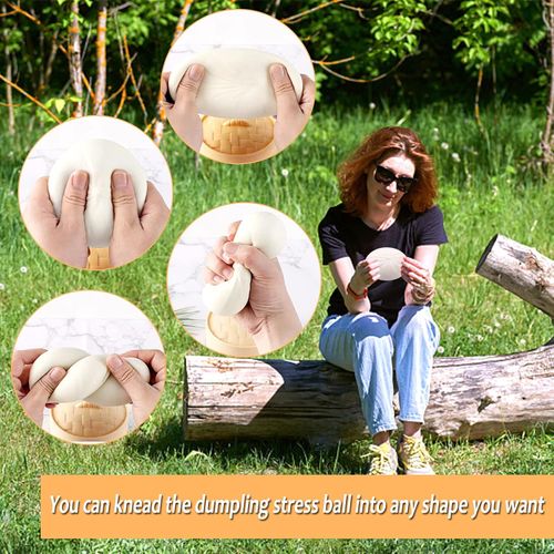 4PCS  Slow-Rebound Stress Relief Bun Toy