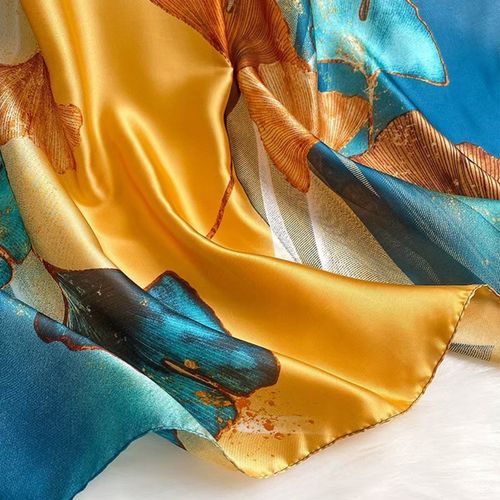 Designer style shawl scarf made of silk fabric