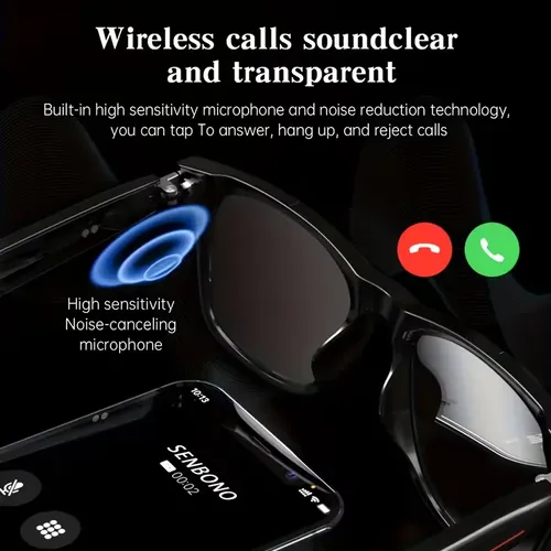 Audio Smart Glasses — UV Protection, Open-Ear Sound & Bluetooth 5.4