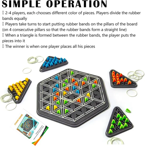 Triangle Strategy Board Game – Fun Family Puzzle Game