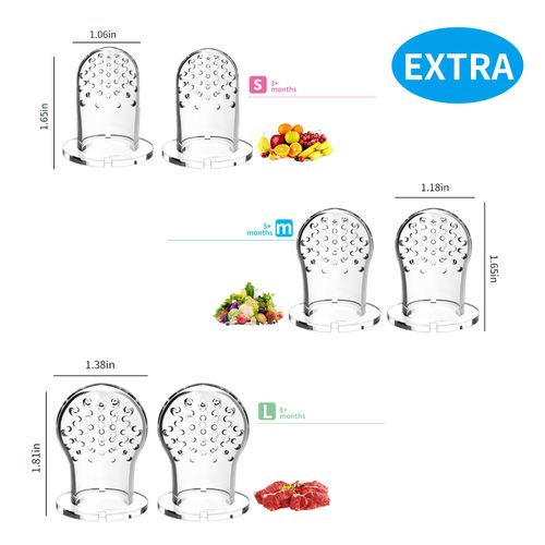 11PCS Baby Feeding Set – Fruit Feeder & Squeeze Spoon Kit