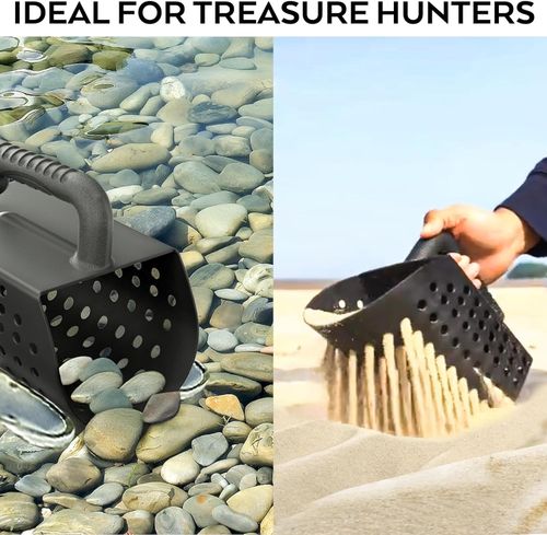 🔍 Metal Detector Sand Scoop Set – Filter Sand in Seconds, Find Treasures Faster!