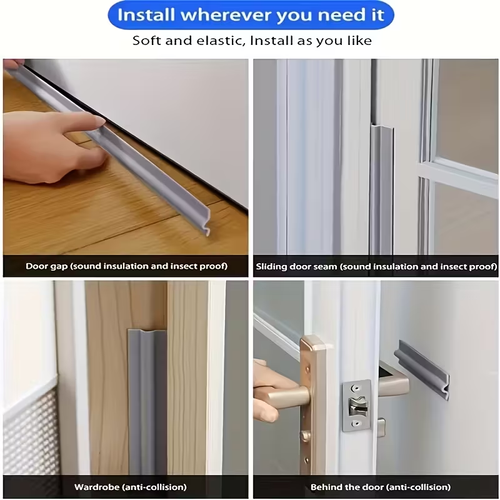 All-In-One Seal Strip — Block Dust, Noise, Heat & Bugs Instantly  5M（196.8in）