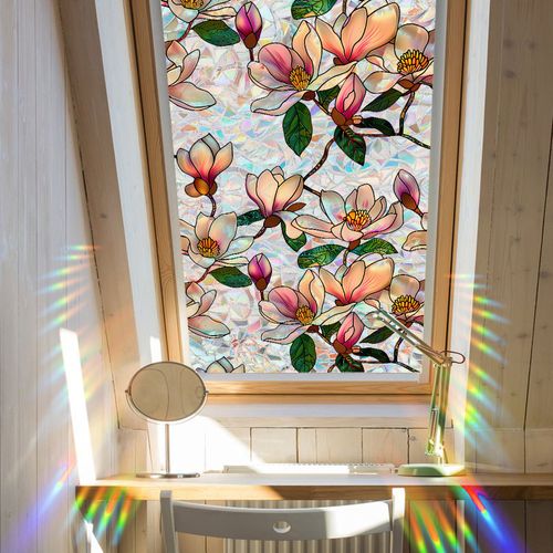 Floral Window Privacy Film