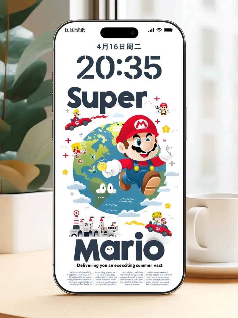 Mobile wallpapers Mario 154 HD lossless original 2 pictures