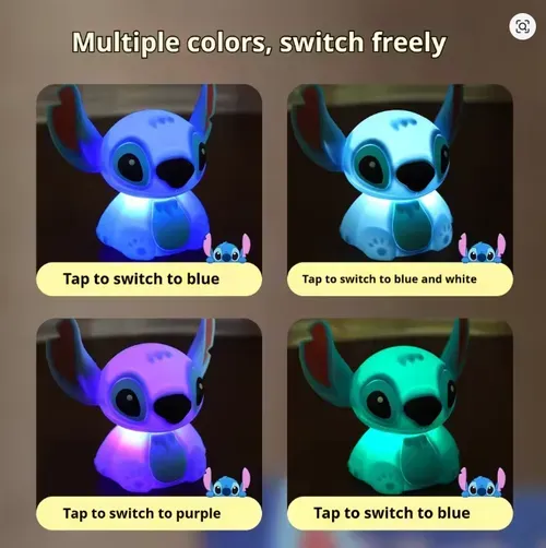 🐣🧸Stitch Silicone Desk Lamp