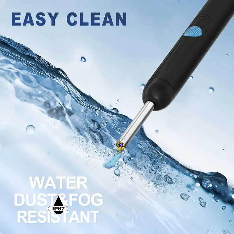 Ear Hygiene Earwax Cleaning Kit - 1080P HD Visual Ear Wax Removals Tool with Camera, Compatible with iPhone & Android, Self Care Products, Gifts for Him Cool Gifts for Guys Spring Set -fathersdaygift,back to school,back to school haul