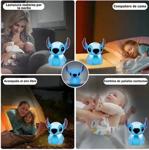 🐣🧸Stitch Silicone Desk Lamp