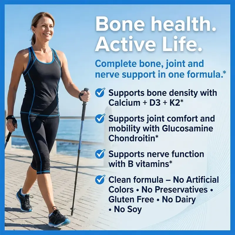 Balincer Calcium Supplement – ​​Supports Bone and Joint Health – 120 Capsules